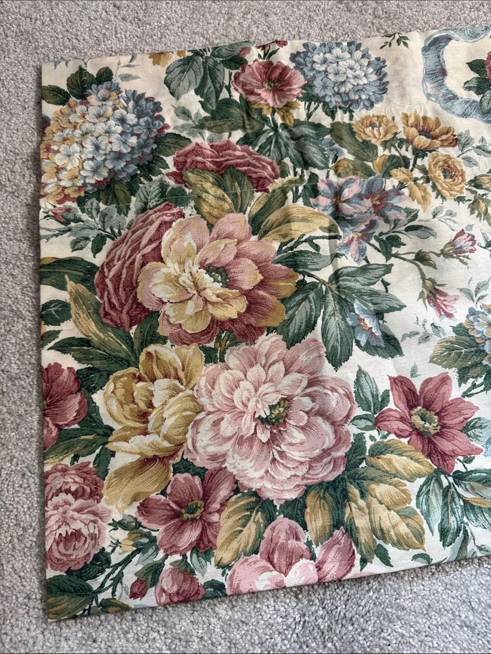 jcpenney Floral Valance 84x 18 Cottagecore Victorian Curtain Window Treatment